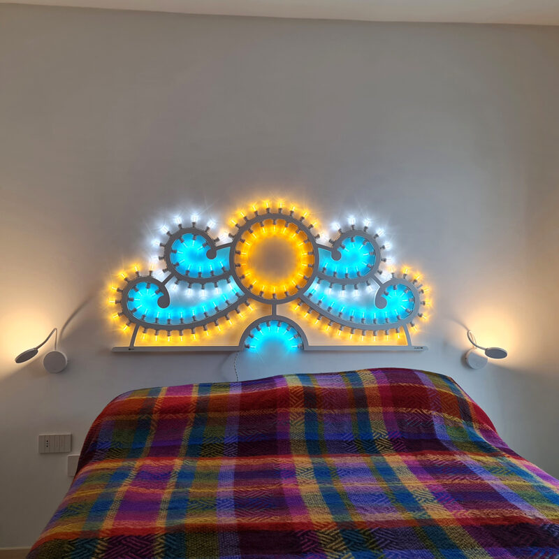 Luminaria testata letto SOLE MARE