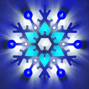 Luminaria salentina fiocco di neve medio