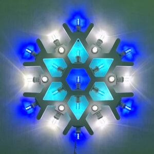 Luminaria salentina fiocco di neve medio