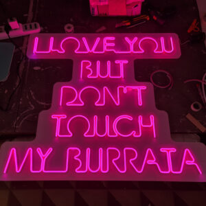 scritte luminose in neon led