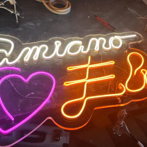 scritte luminose in neon led